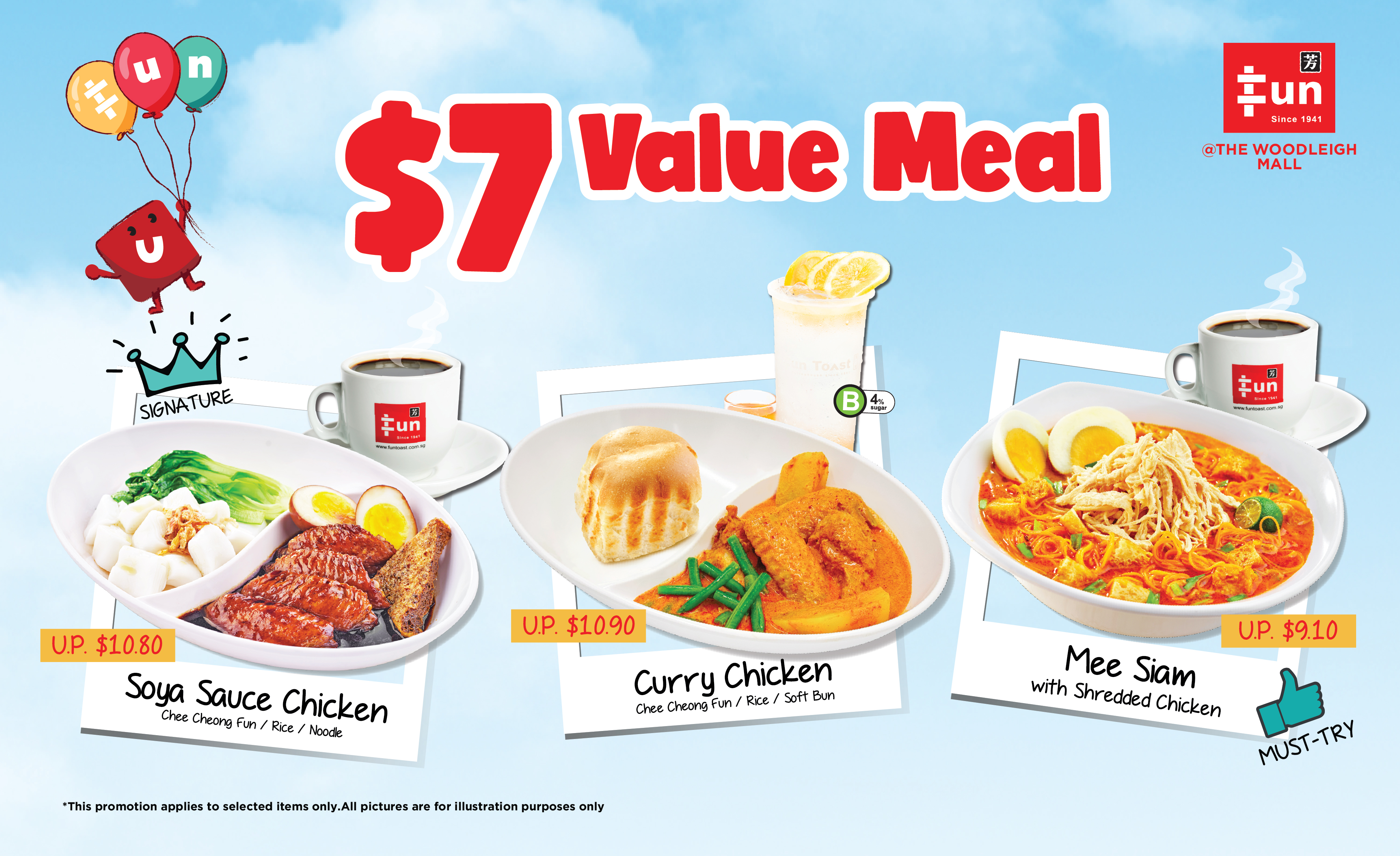 [Fun Toast] $7 Value Meal